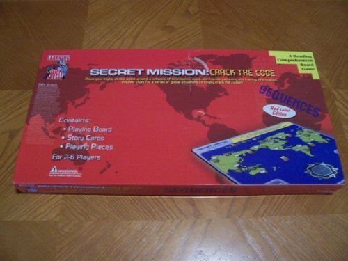 Secret Mission Crack the Code Sequences Reading Comprehension Board Game