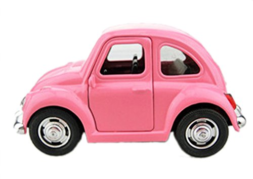 Vidatoy 138 Diecast Pull-Back Racers Play Vehicle Let Go Car Toy-Pink
