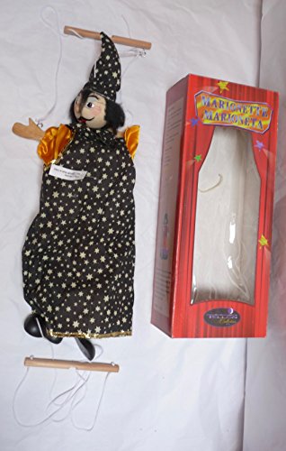 Wizard Wooden Marionette Puppet 17 Tall