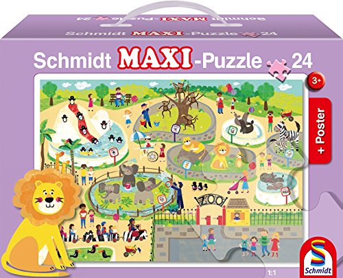 Schmidt Spiele Maxi-Puzzle case at The Zoo Puzzle 24 Piece
