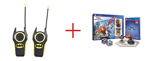 The Dark Knight Rises Walkie Talkies and Disney Infinity 20 Edition Toy Box Starter Pack featuring Disney Originals for Sony PS4 - Bundle